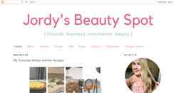 Desktop Screenshot of jordysbeautyspot.com